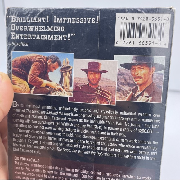 1966 vhs vintage movie The Good The Bad and The Ugly Part1, Part2 Clint Eastwood - Picture 7 of 7